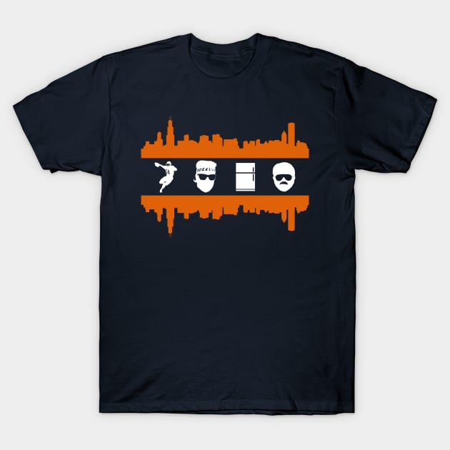 85 Chicago Bears Stars T-Shirt by Chicago To A Tee